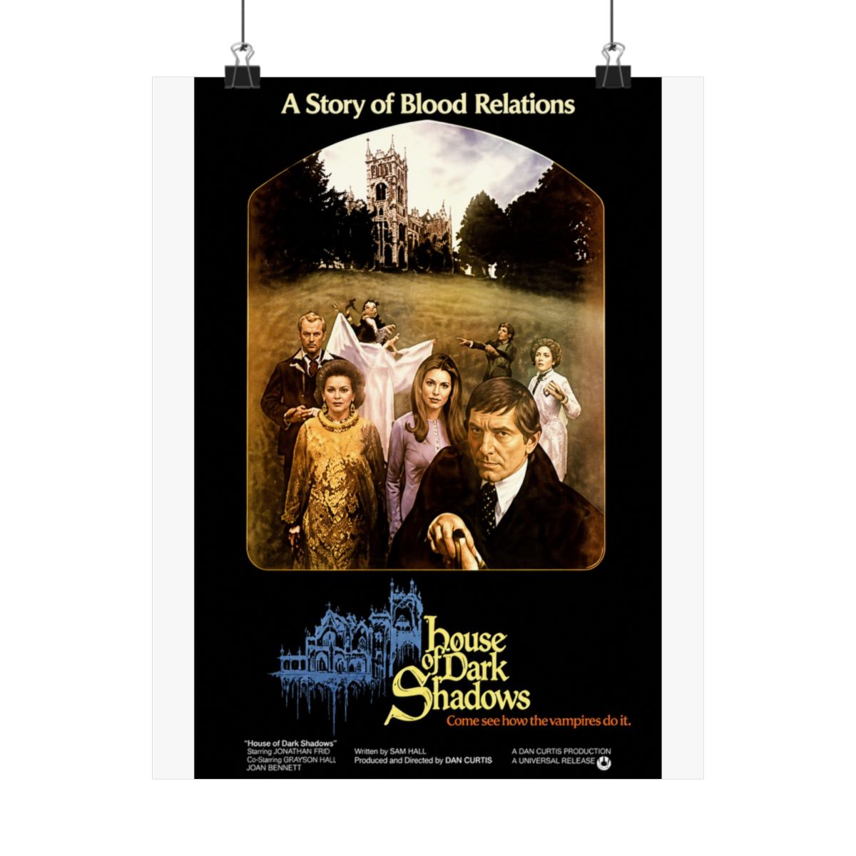 House of Dark Shadows POSTER Movie (27 x 40 Inches - 69cm x 102cm) (1970) | Shadows House - alternate angle 4, merchandise