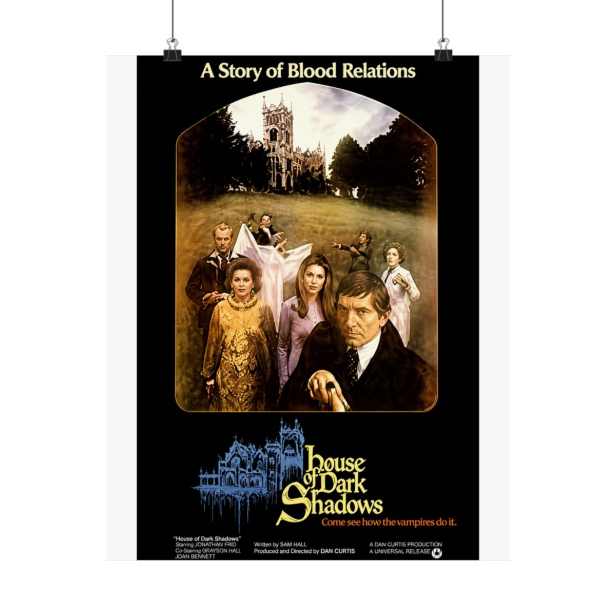 House of Dark Shadows POSTER Movie (27 x 40 Inches - 69cm x 102cm) (1970) | Shadows House - alternate angle 2, merchandise