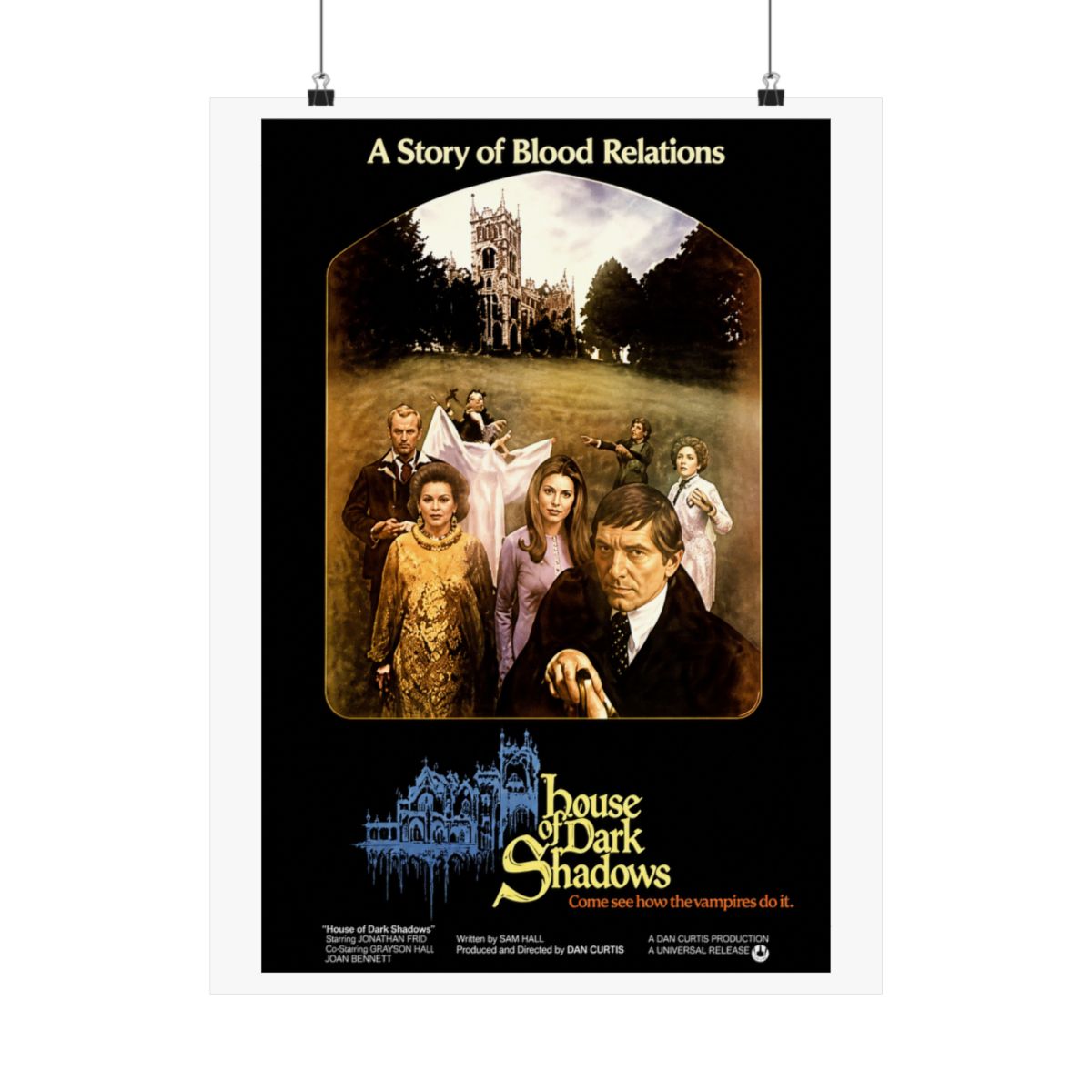 House of Dark Shadows POSTER Movie (27 x 40 Inches - 69cm x 102cm) (1970) | Shadows House - alternate angle 1, merchandise