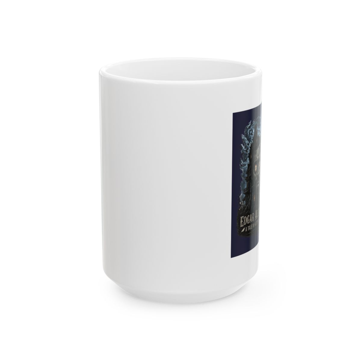 Edgar Allan Poe A Tale of Gothic Shadows Haunted House Design Mug | Shadows House - alternate angle 2, merchandise