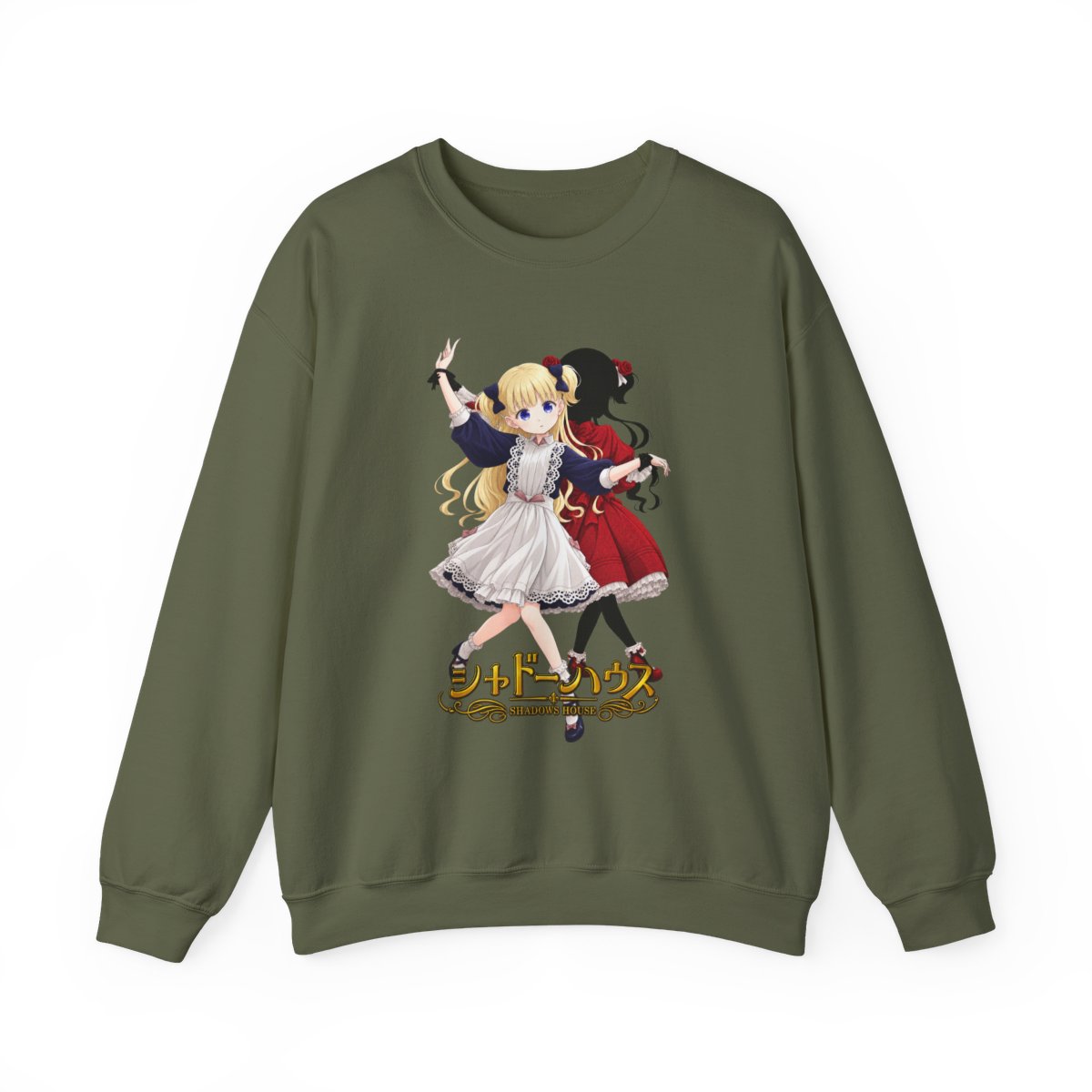 Anime Gothic Lolita Duo Sweatshirt | Shadow House Anime Merch - alternate angle 4, merchandise