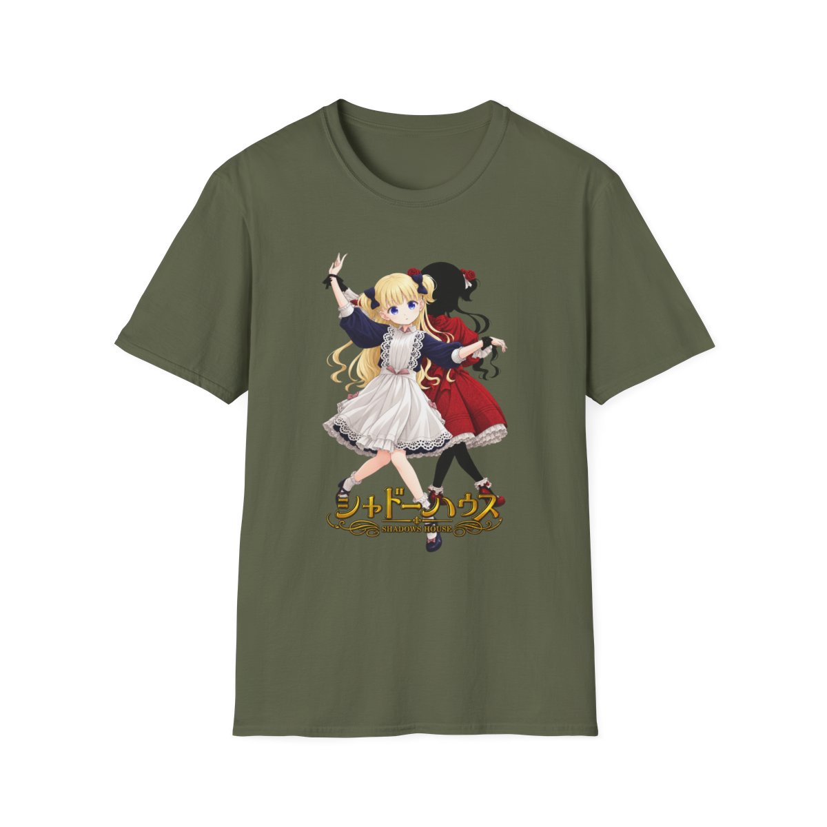 Anime Maid Duo Graphic T-Shirt | Shadow House Anime Merch - alternate angle 5, merchandise