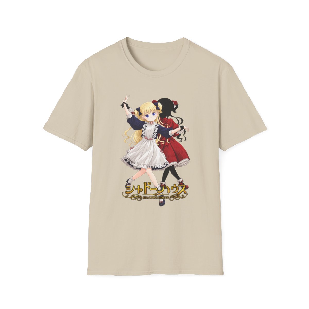Anime Maid Duo Graphic T-Shirt | Shadow House Anime Merch - alternate angle 3, merchandise
