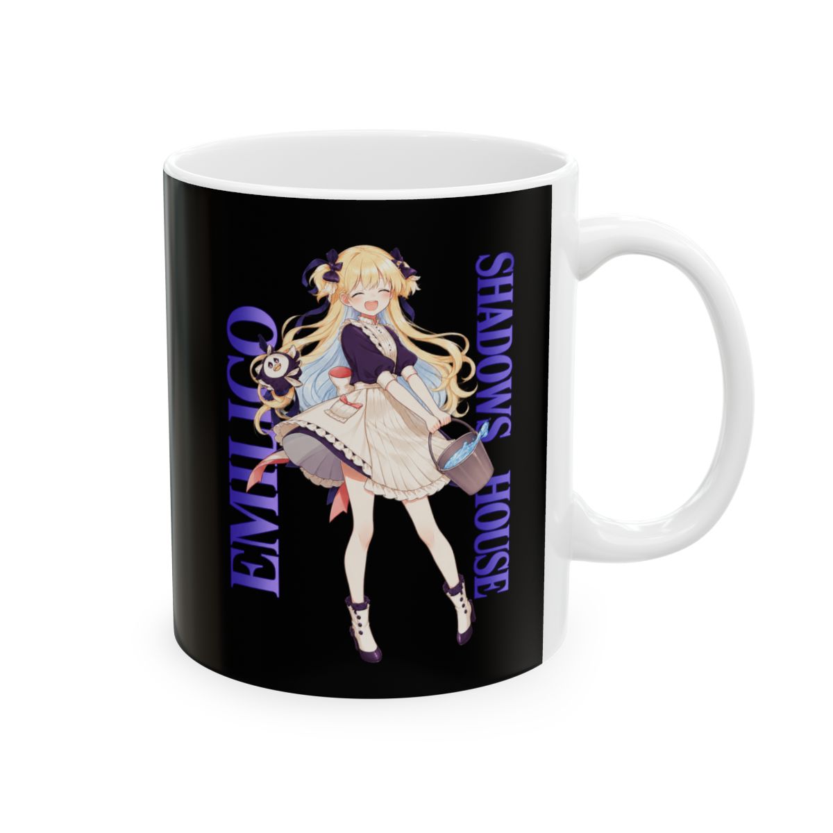 Black Stripe “Smore Smooches” Ceramic Mug | Shadow House Anime Merch - Official Mugs & Drinkware merchandise